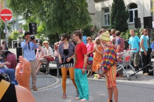 We stumbled upon a random little street show in Weimar