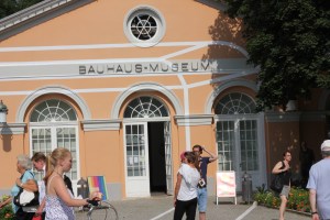 We thought there was going to be some actual Bauhaus architecture here... not just a Bauhaus museum.