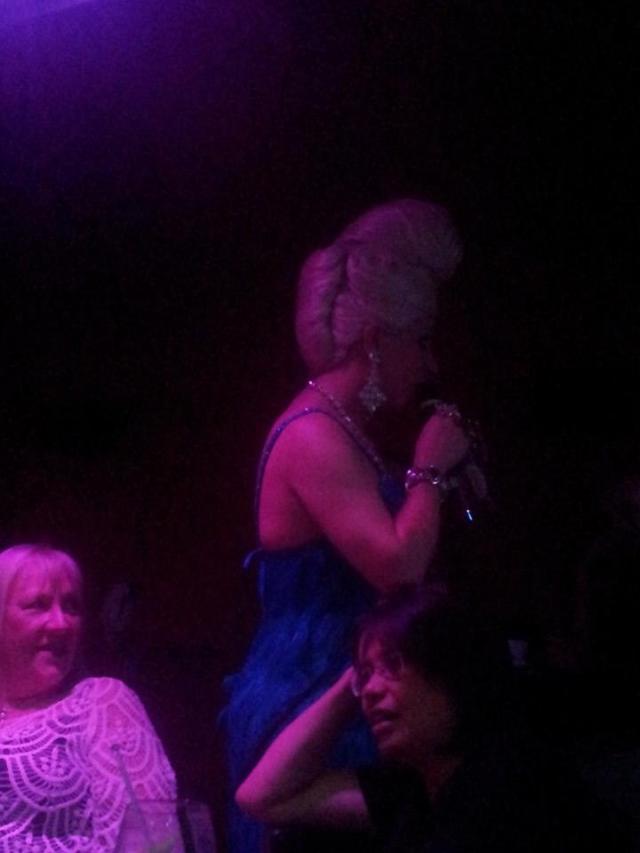 Drag queen at Cellar Door. Sorry for the crap quality - I didn't have my nice camera with me.