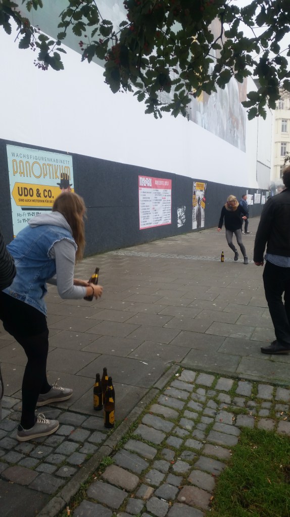 The challenges mostly involved a lot of alcohol.