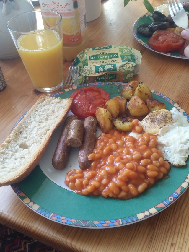 Don't worry - those sausages are quorn.