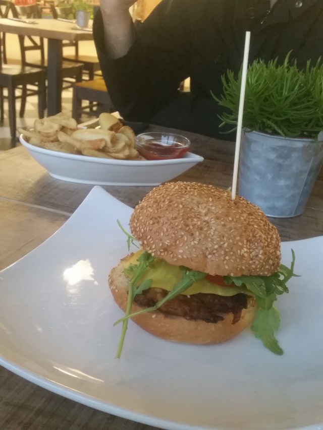 This veggie burger was the only photo I took in Berlin.